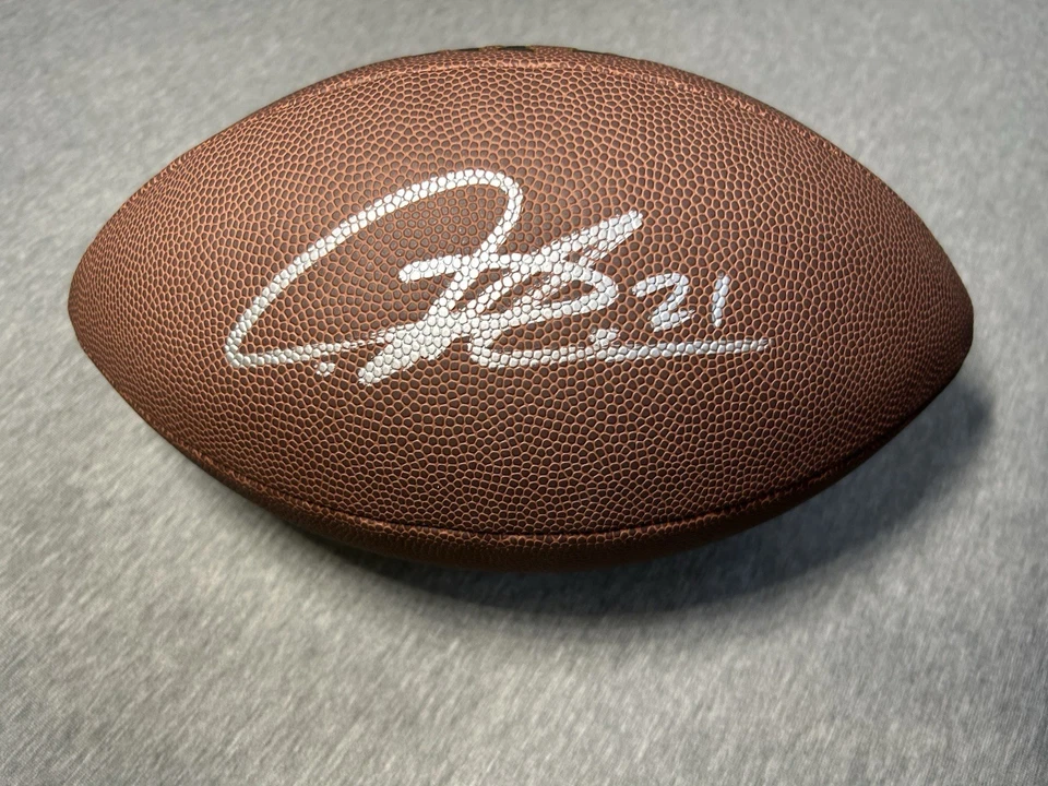 LaDainian Tomlinson Signed Wilson NFL Football “21” Inscribed GTSM COA Chargers - Image 1 of 4