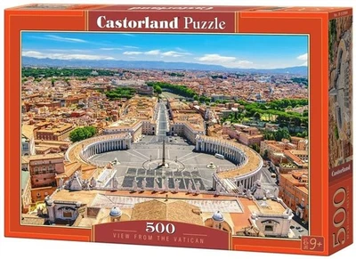 NEW Castorland Jigsaw Puzzle 500 Pieces 9+ View from the Vatican - Image 1 of 2