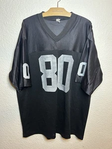 Jerry Rice #80 Oakland Raiders Black Football Jersey Mens XL - Picture 1 of 6