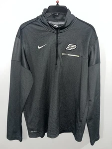 Pullover Nike Dri Fit Purdue University Boilermakers 1/4 cremallera para hombre M - Imagen 1 de 6