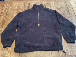 PENDLETON men's S small blue 1/2 zip Sherpa Fleece Pullover Sweater outdoors WOW - Picture 1 of 5