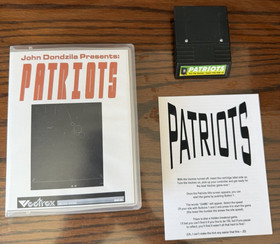 Vectrex Patriots by John Dondzilla *Very Rare Original 2002 Release* CIB MINT!