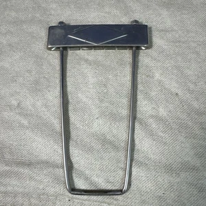 Aged Diamond Tailpiece For Gibson Electric Guitars - Silver 5 1/4” Long - Picture 1 of 9