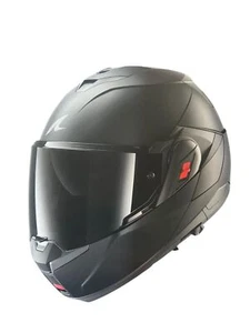 CASCO SHARK OXO DARK SHADOW NERO OPACO MATT BLACK MODULARE APRIBILE 180° - Foto 1 di 4