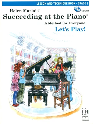 Succeeding At The Piano Lesson & Technique Book Grade 3 w CD Marlais Olson Leaf - Image 1 of 4