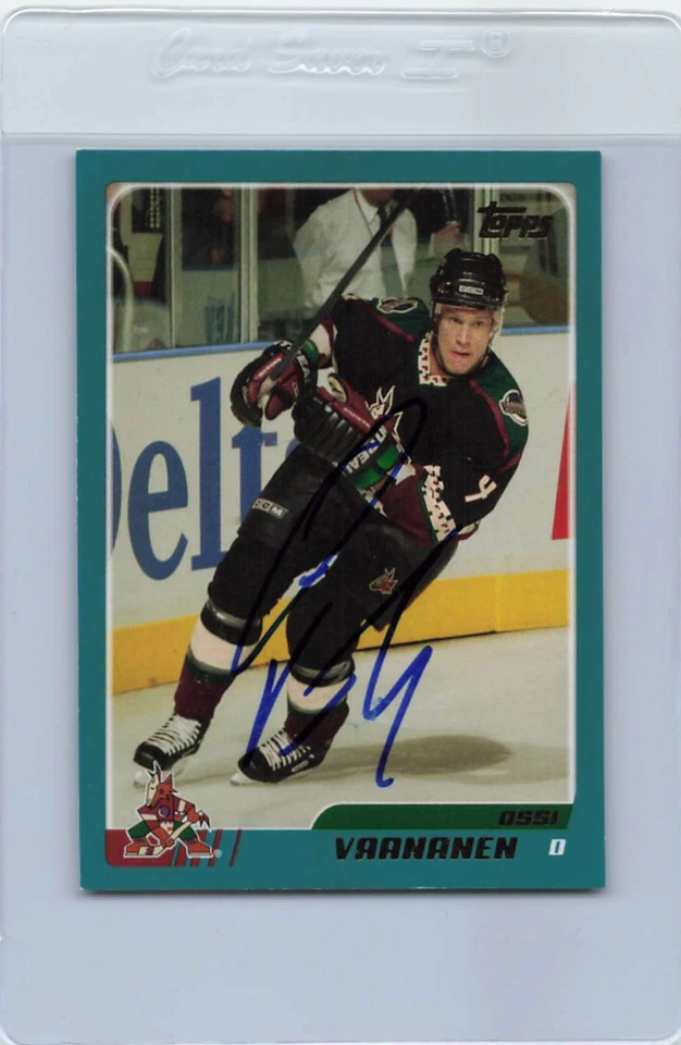 2003/04 Topps #36 Ossi Vaananen Coyotes Signed Auto *G1910 - Image 1 of 1