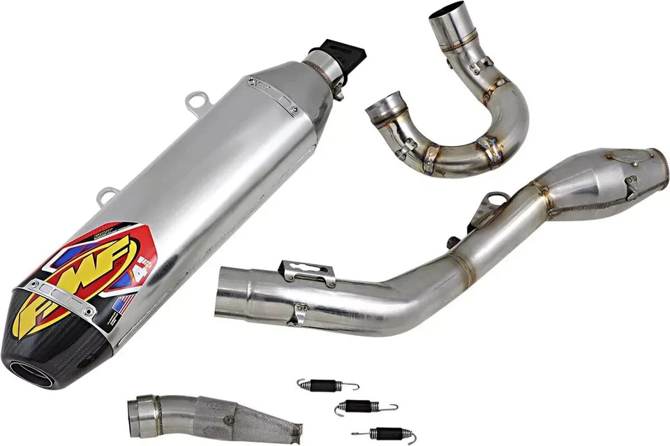 FMF Factory 4.1 RCT Full Exhaust w/MegaBomb Head Pipe KTM EXC-F 250 2020-2022 - Image 1 of 1