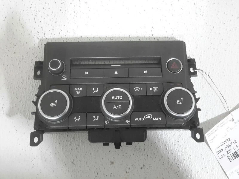 2012-2013 Land Rover Range Rover Evoque AC Heater Temperature Control Unit OEM - Image 1 of 4