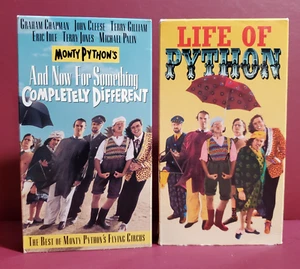VHS Lot - 2 Monty Python tapes - Something Completely Different, Life of Python - Imagen 1 de 4