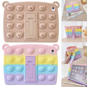 Kids Shockproof Cute Case Cover For iPad 2 3 5 6 7 8 9th Gen Mini Air Pro 5 4 3 - Picture 1 of 36
