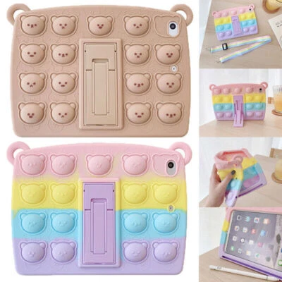 Kids Shockproof Cute Case Cover For iPad 2 3 5 6 7 8 9th Gen Mini Air Pro 5 4 3  - Image 1 of 4