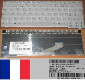 Keyboard AZERTY French Acer TM3000 3000 ZH2A 9J.N4282.R0F AEZH2TNF021 White - Picture 1 of 1