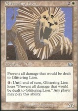 MTG magic cards 4x x4 Light Play, English Glittering Lion Prophecy