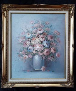 Original Holman acrylic painting Flowers - Picture 1 of 10