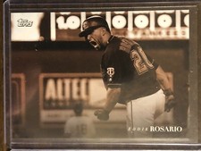 2020 Topps Black & White #40A Eddie Rosario Minnesota Twins SEPIA