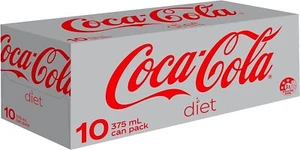 Brand New Coca-Cola Diet Soft Drink Multipack Cans 10 x 375mL (Pack Of 2) AU - Picture 1 of 7