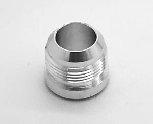 Race Part Solutions -12 AN Male Aluminum Weld Bung Round Base 497112 - Bild 1 von 2