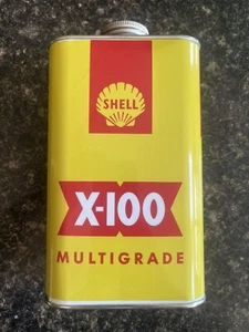 Oldtimer Shell Multi Gradestyle Quart Öldose / Blechdose Lambretta Vespa Oldtimer - Bild 1 von 5