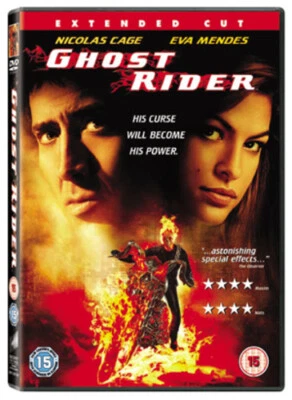 Ghost Rider (Extended Cut) DVD (2007) Nicolas Cage, Johnson (DIR) cert 15 - Image 1 of 2