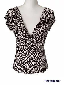 IZ Byer California Sleeveless Blouse Dark Brown size L Made in USA - Picture 1 of 4