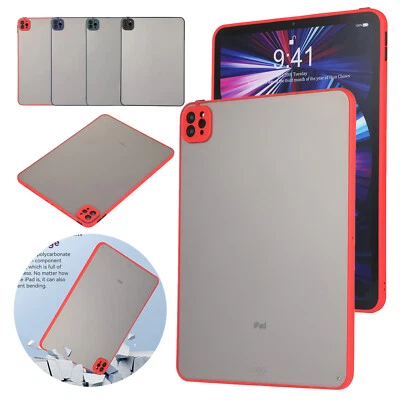 Funda delgada para PC a prueba de golpes para iPad 10th 10.9/6th 5th 9.7/Aire/Aire 2/mini/Pro Foto 1 de 4