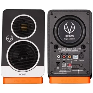 EVE AUDIO SC203-SET Compact DSP USB Home Studio Monitor Pair - Picture 1 of 5