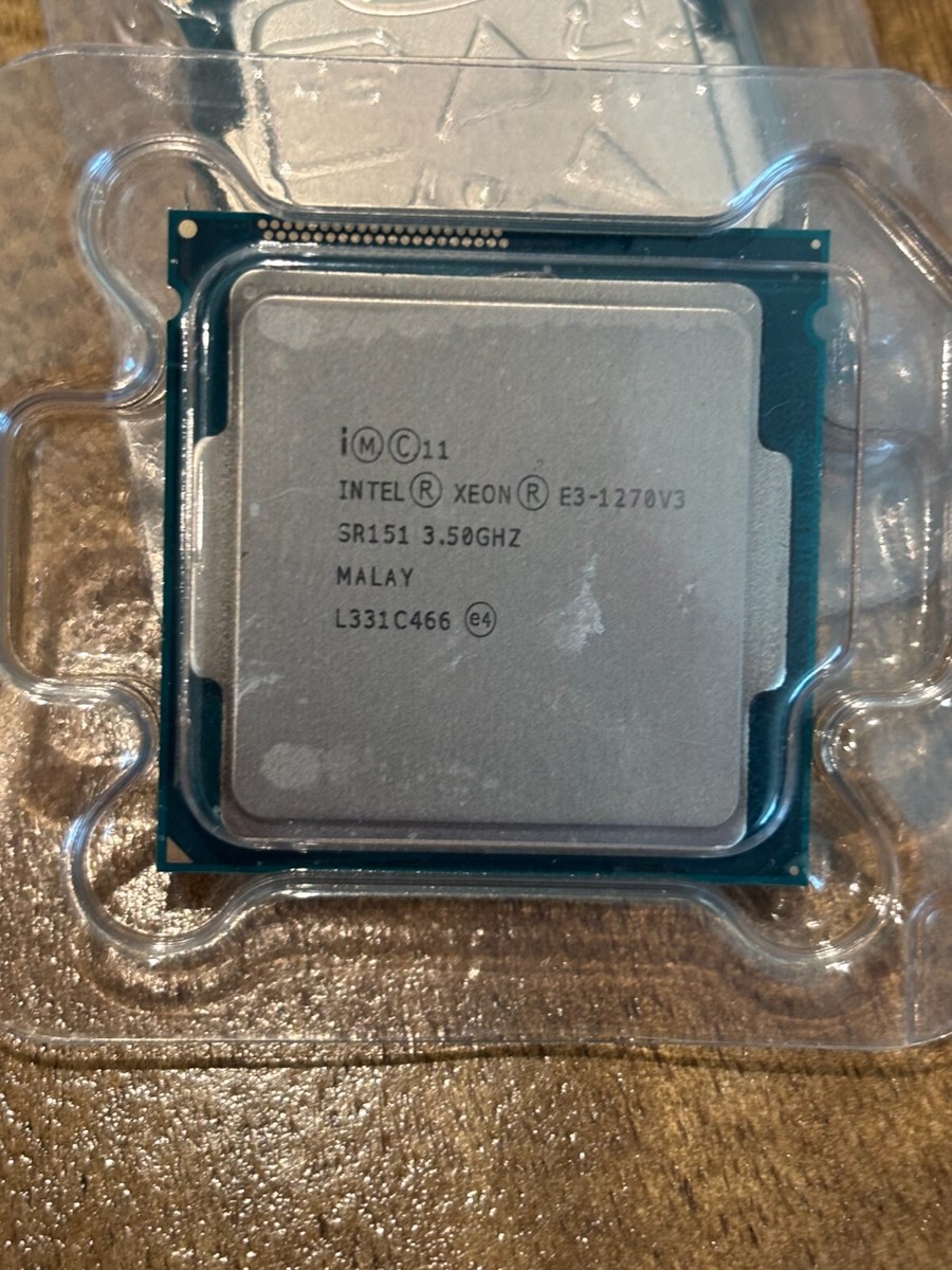 Intel Xeon E3-1270 V3 Computer Processors for sale - eBay Intel Xeon E3-1270 V3 Computer Processors for sale - eBay