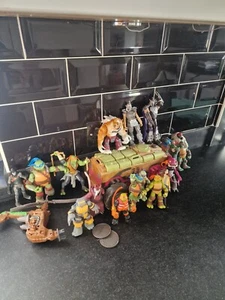 Teenage Mutant Ninja Turtles Spiel Figuren Sammlung / Konvolut. gebraucht. Bandai - Bild 1 von 4