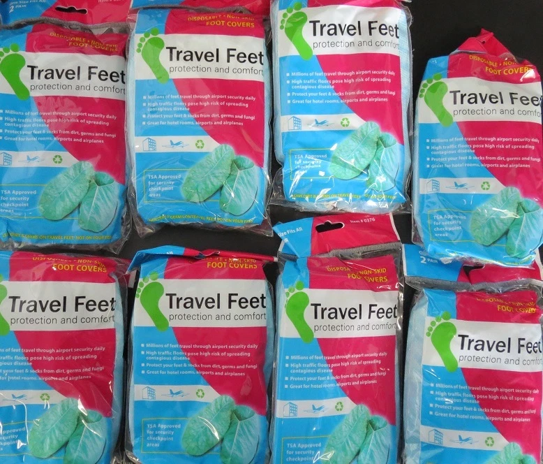 Travel Feet 0376 Foot Covers TSA Approved 8(2 PKS) - Image 1 of 1