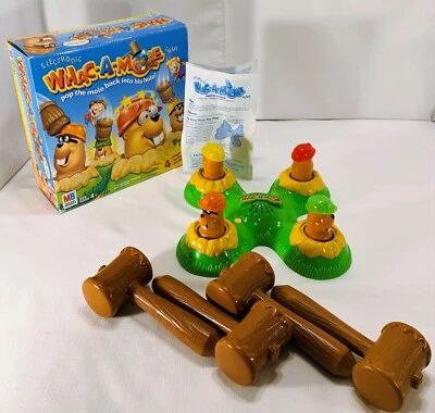 2004 Whac-A-Mole Electronic Game by Milton Bradley Working, Complete Great Cond - Image 1 of 4