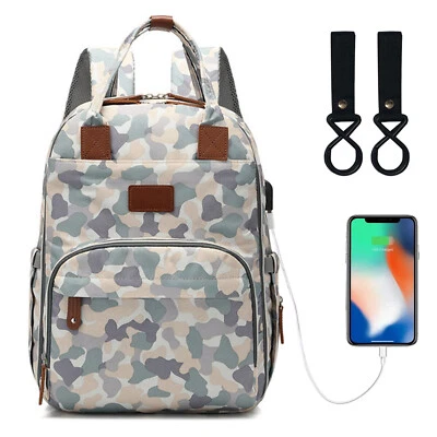 Baby Diaper Bag Multifunction Travel Waterproof Backpack Mummy Stroller Backpack - Image 1 of 4