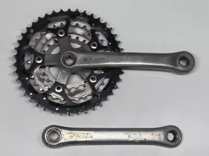 Shimano FC-M563 Deore LX Crankset 42/32/22 Compact Square Taper 175MM - Picture 1 of 11