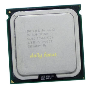 Intel Xeon X3363 2.83 GHz LGA771 4 cores 4 threads SLBC3 CPU Processor 12 MB - Picture 1 of 4