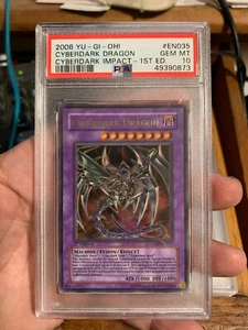 2006 Yugioh Cyberdark Impact 1st Edition CDIP-EN035 Cyberdark Dragon PSA 10 - Bild 1 von 2