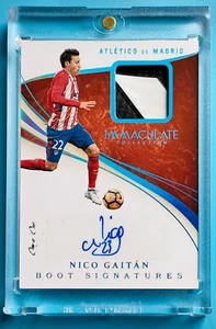 2020-21 Immaculate Nico Gaitan Match Used Boot Signatures Auto 1/1 One of One! - Bild 1 von 2