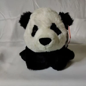 Landrys Inc. Wild Republic SOFT PANDA BEAR Black & White Plush Stuffed NEW - Picture 1 of 10