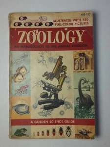 1950's ZOOLOGY Golden Science Picture Book Animal Kingdom Introduction - Picture 1 of 4