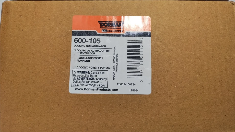 Dorman 4WD Actuator for 2003-15 Ford F 150, Expedition, Navigator 600-105 *READ - Imagem 1 de 4