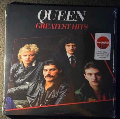 QUEEN GREATEST HITS LP TARGET EXCLUSIVE RUBY RED COLORED VINYL STILL SEALED Foto 1 de 2