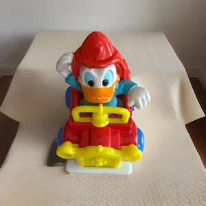Walt Disney World Donald Duck Figure ,Mickey Mouse ARCO Die Cast Metal Toy Car - Picture 1 of 18
