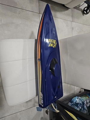 Игрушка для скоростной лодки. Не проверено. Без пульта дистанционного управления. Как есть. Смотрите фотографии. - Изображение 1 из 4