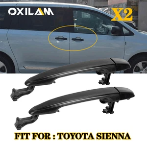2x 04-10 For Toyota Sienna Rear Outside Exterior Sliding Door Handle Left Right - Picture 1 of 6