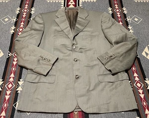 Blazer Ermenegildo Zegna uomo 50 US 40 lana peggiorata super 100s T37 - Foto 1 di 10