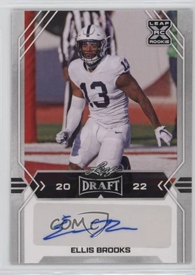 2022 Leaf Draft Auto Ellis Brooks #BA-EB1 Auto - Image 1 of 2