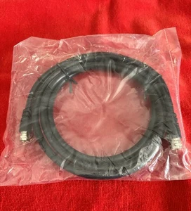 RG6 Quad Cable Black Coax Coaxial F Extension Wire Satellite TV Antenna NEW - Picture 1 of 6