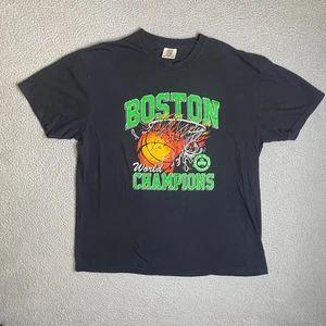 Barstool Comfort Colors Shirt Men XL Black Crewneck Boston World Champion - Picture 1 of 12