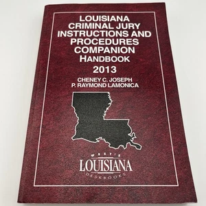 Louisiana Criminal Jury Instructions and Procedures Companion Handbook, 2013 ed. - Picture 1 of 7