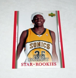 2007-08 Upper Deck Santa Hats SP Kevin Durant Rookie RC Sonics - Imagen 1 de 2