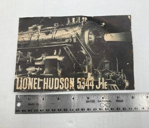 Lionel Hudson 5344 J-IE Train Catalog - Picture 1 of 4