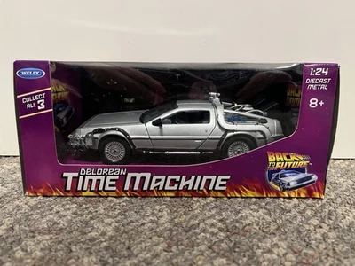 * WELLY 1/24 回到未来 DELOREAN 时间机器压铸 *FW — 第 1/4 张图片